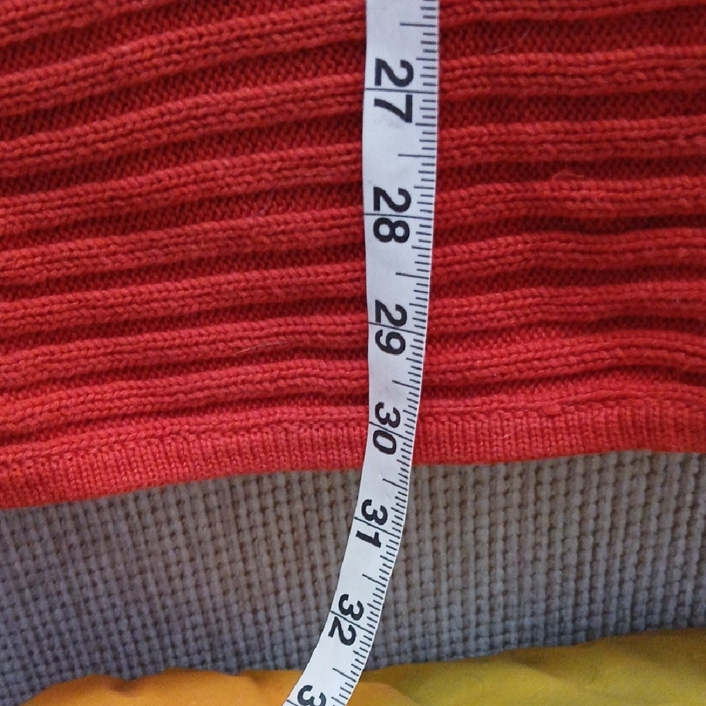 Grace Elements Vibrant Orange/Rust Oversized Ribb… - image 6